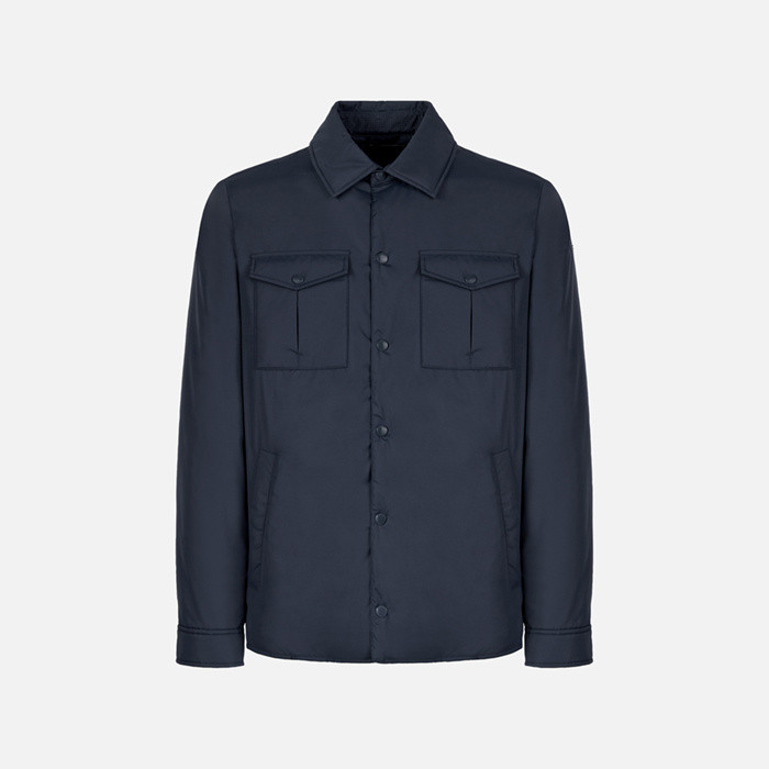 Mid-season jacket AVERY MAN Sky captain | GEOX