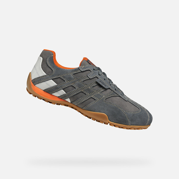 Low top sneakers SNAKE ORIGINAL MAN Grey | GEOX