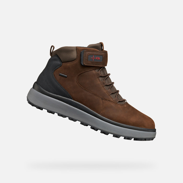 Waterproof boots GRANITO + GRIP ABX MAN Dark Brown | GEOX