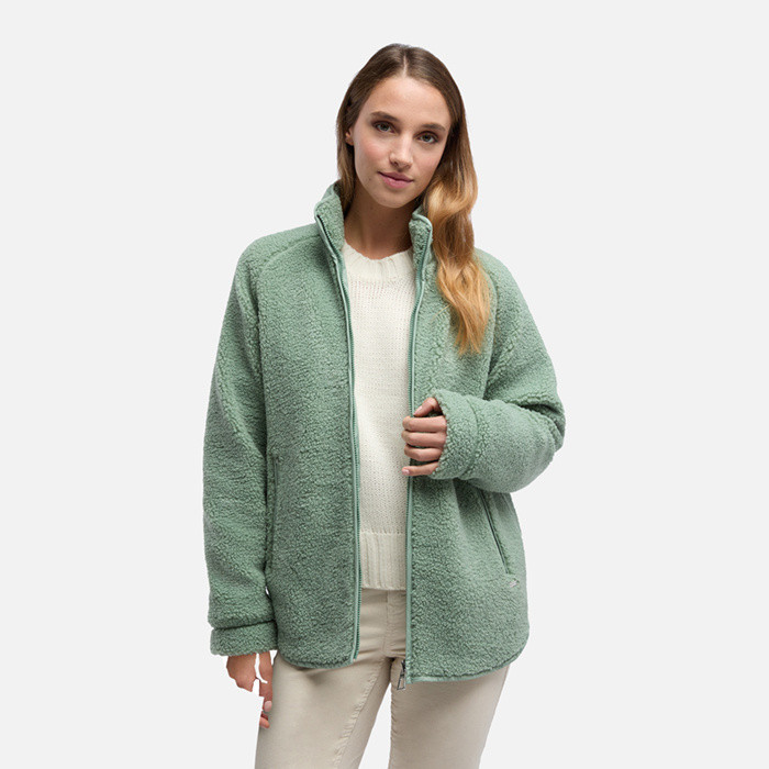 Sweatshirt SWEATER WOMAN Iceberg Green | GEOX