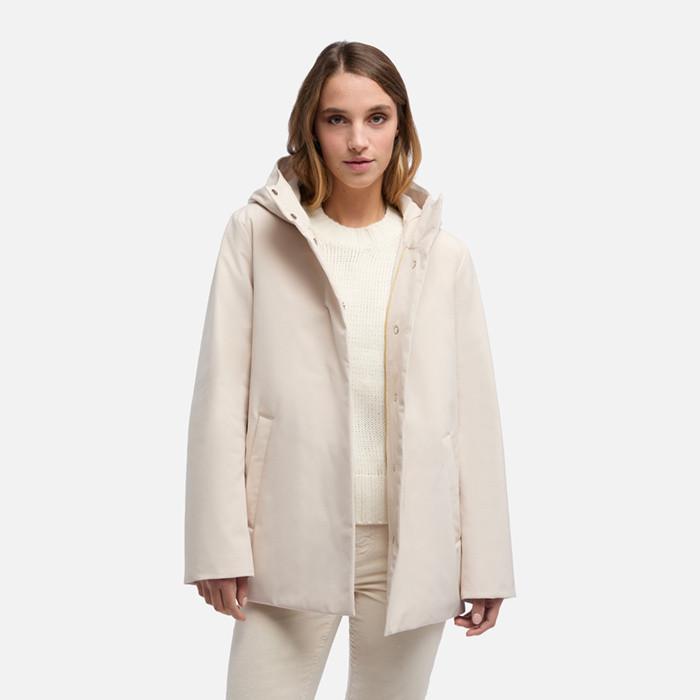 Long parka SPHERICA WOMAN Mid Moonbeam | GEOX