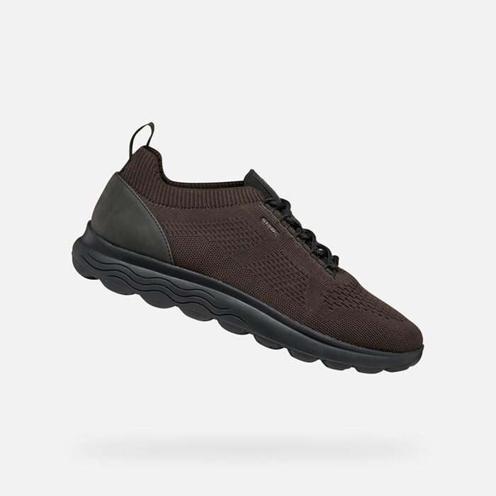 Fabric sneakers SPHERICA MAN Brown/Black | GEOX