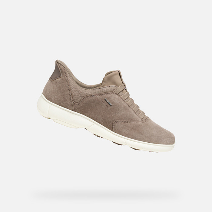 Slip in sneakers NEBULA 2.0 PLUS WOMAN Taupe | GEOX