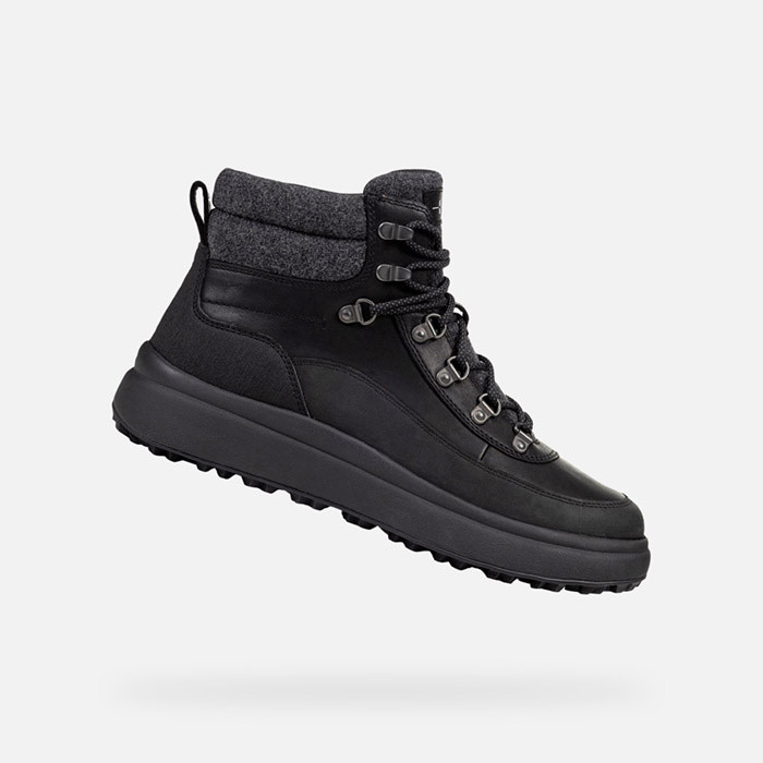 Winter boots GRANITO + GRIP MAN Black/Charcoal | GEOX