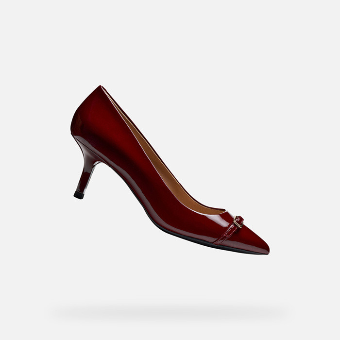 Medium heel pumps KLEOPY WOMAN Bordeaux | GEOX