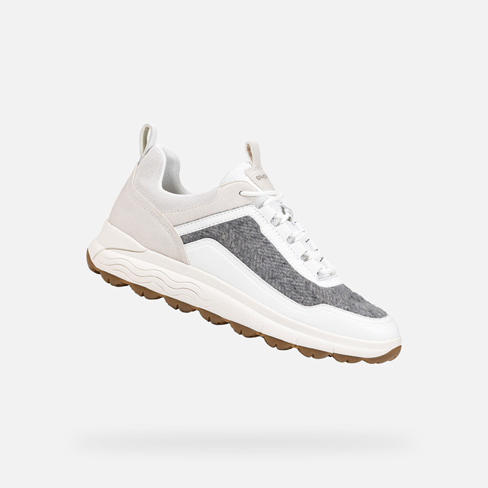 Waterproof trainers SPHERICA 4X4 WOMAN Grey/White | GEOX