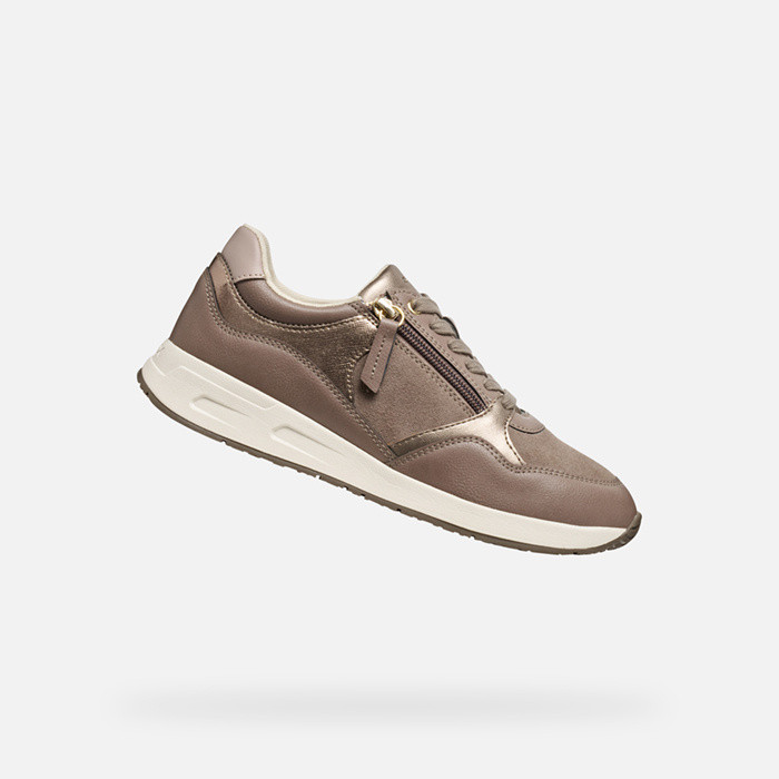 Zipped shoes BULMYA WOMAN Taupe | GEOX
