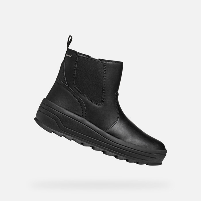 Waterproof ankle boots MILLEINY ABX WOMAN Black | GEOX