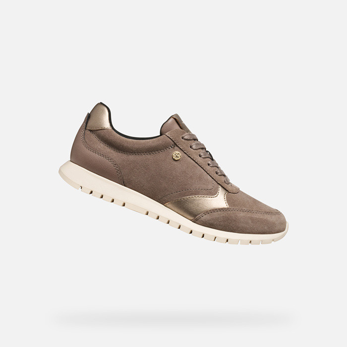 Low top sneakers SUKIE 2.0 WOMAN Taupe/Sand | GEOX