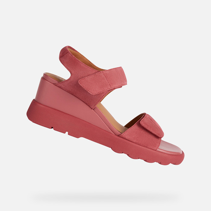 wedge sandals SPHERICA EC6 WOMAN Cyclamen | GEOX