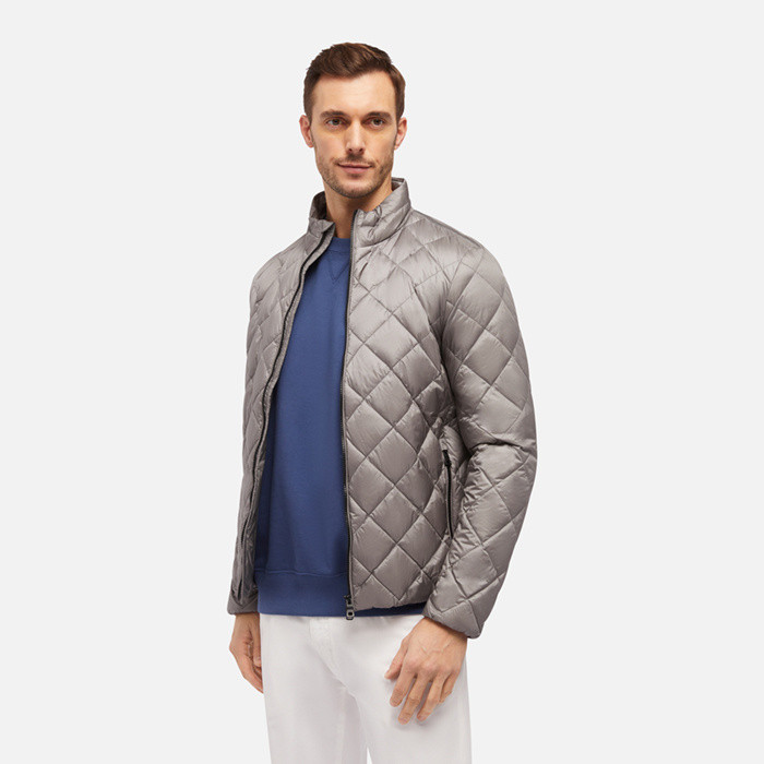 short down jacket ASCANIO MAN SharkTerracotta | GEOX