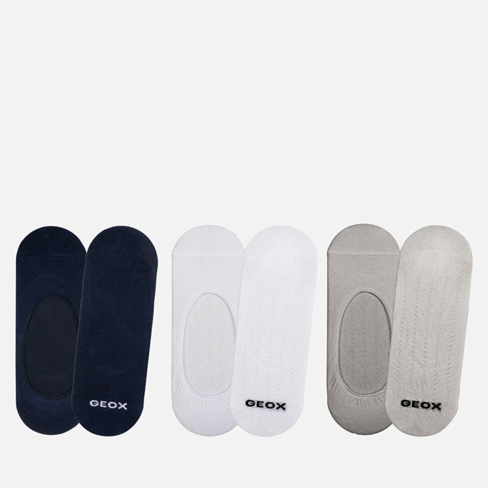 Short socks THREE-PACK SOCKS ADULT Blue/Grey/White | GEOX
