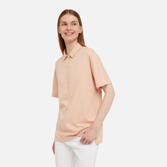 polo shirt POLO WOMAN Cameo Rose | GEOX
