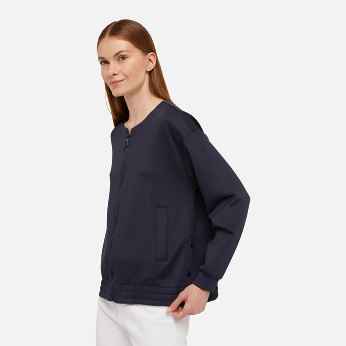 sweatshirt SWEATER WOMAN Navy blazer | GEOX