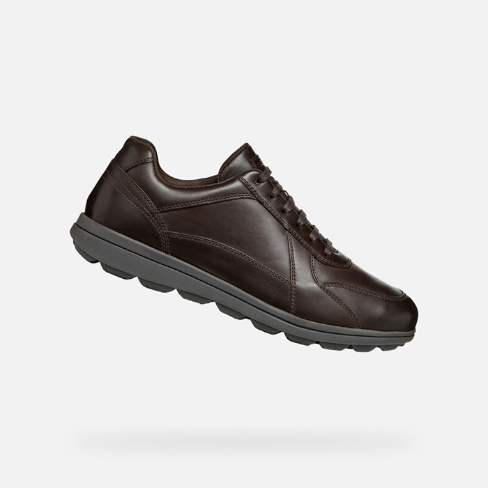 Leather shoes SPHERICA EC12 MAN Coffee | GEOX