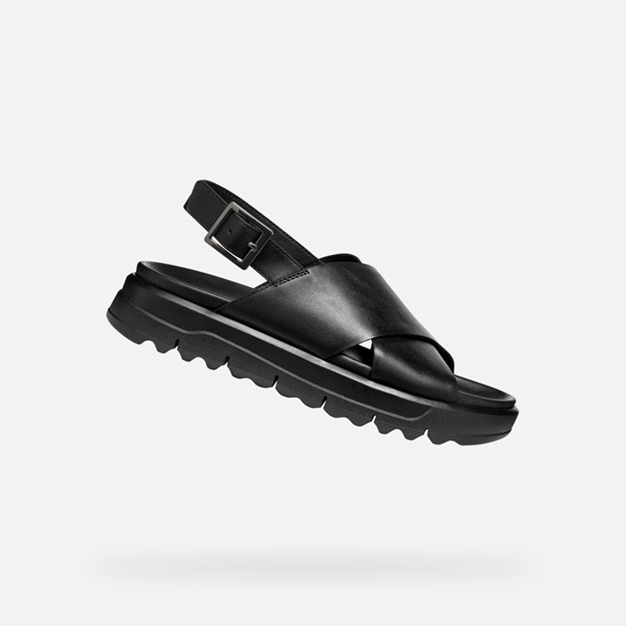 Flat sandals XAND 2.1S WOMAN Black | GEOX
