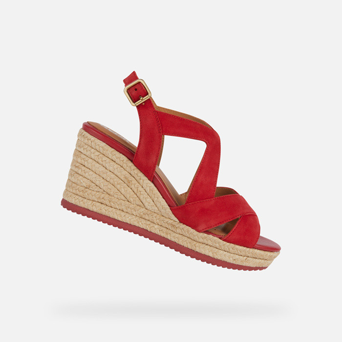 wedge sandals PONZA WOMAN Red | GEOX
