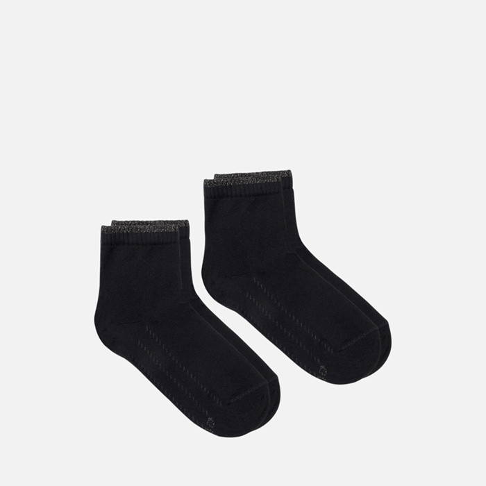 Ankle socks TWO-PACK SOCKS WOMAN Black | GEOX