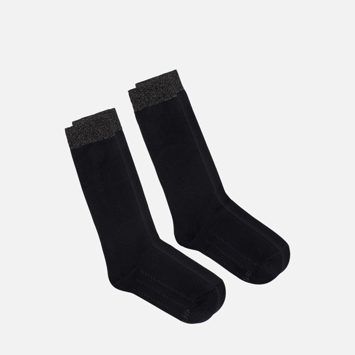 Long socks TWO-PACK SOCKS WOMAN Black | GEOX