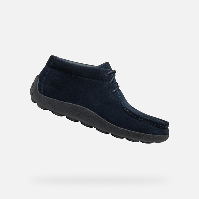 Suede loafers SPHERICA EC14 MAN Navy | GEOX