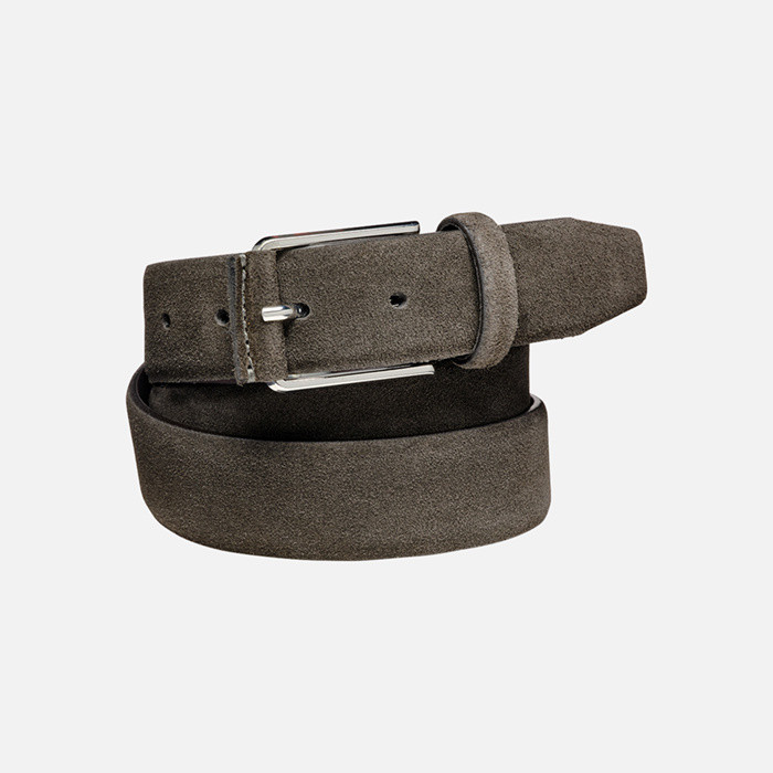Leather belt BELT MAN Dark Coffee | GEOX