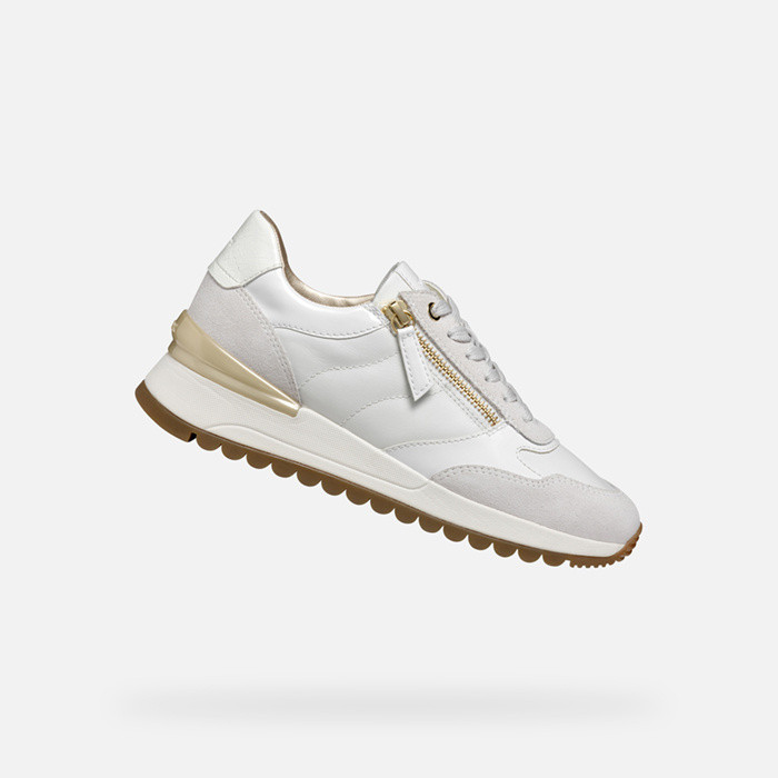 Zipped shoes DESYA WOMAN White/Off White | GEOX