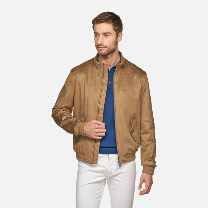 Bomber jacket BLAINEY MAN Dark Tannin | GEOX