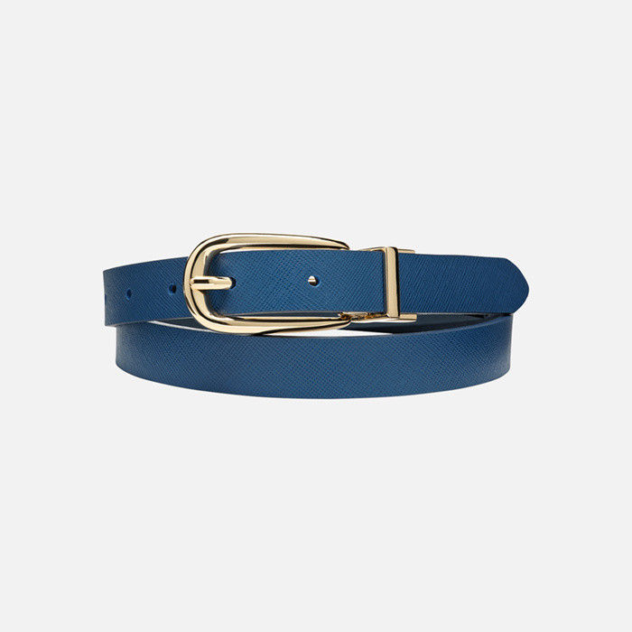 Leather belt BELT WOMAN Avio/Navy | GEOX